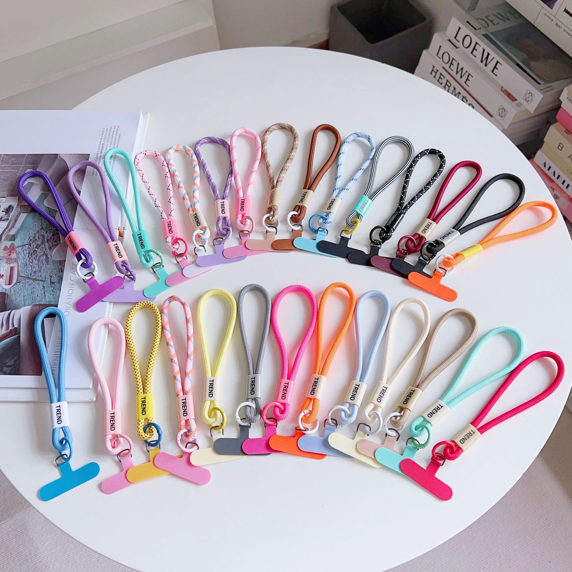 Phone Accessories Keychain - 조절 가능한 폰 손목 스트랩 체인