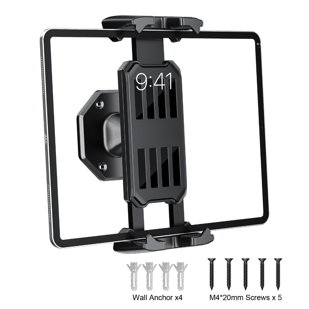 Phone Accessories - 벽걸이형 휴대폰/태블릿 거치대, 조절 가능한 클램프,