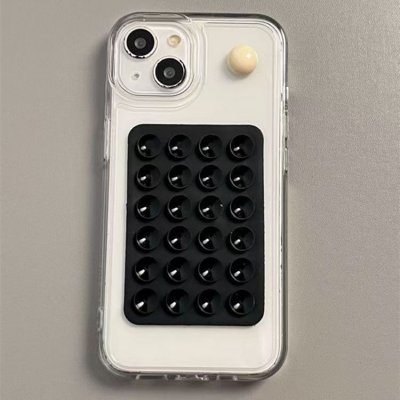 Phone Accessories - 실리콘 흡착식 휴대폰 케이스 마운트 논슬립