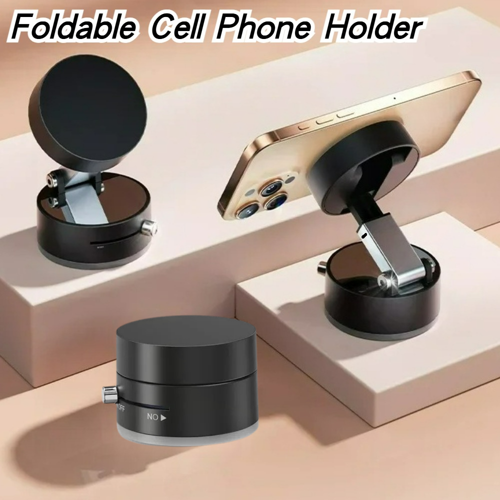 Desk Phone Stand - 고성능 자기 진공 홀더 접이식 범용