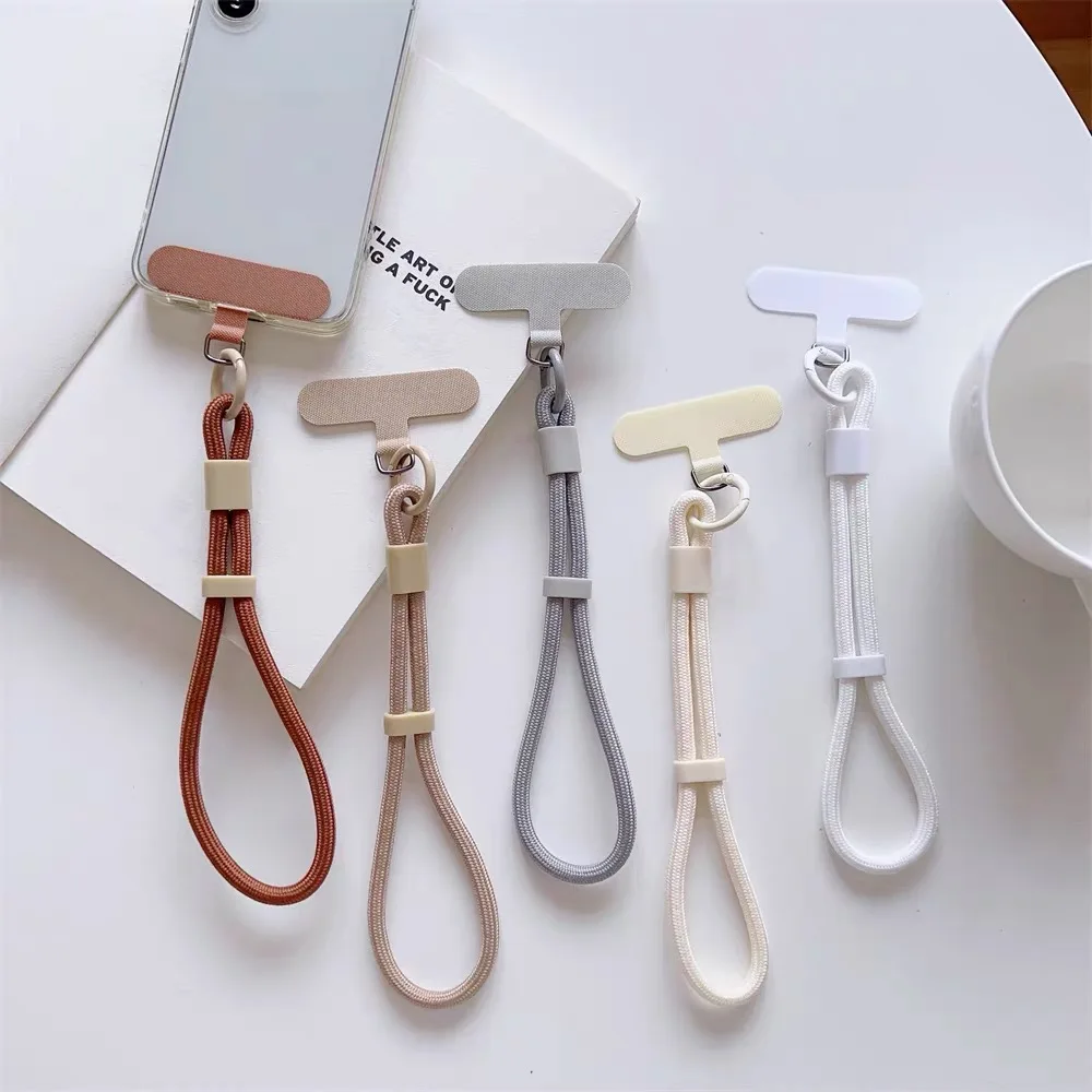 Phone Accessories Keychain - 패션 캔디 컬러 휴대폰 스트랩 조절
