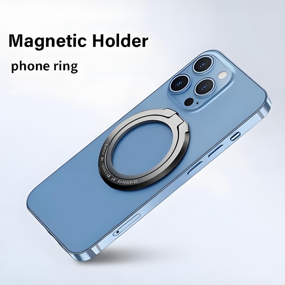 Desk Phone Stand - 유니버설 마그네틱 폰 링 홀더 360
