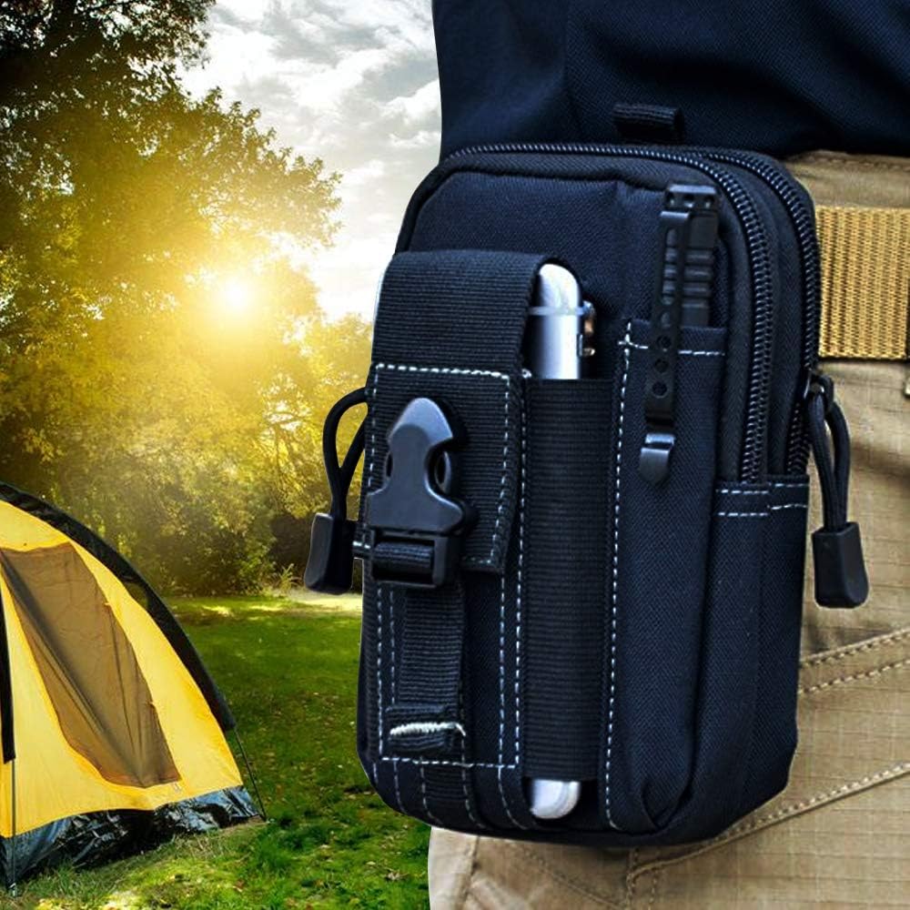전술 몰리 벨트 파우치 군용 허리 가방 EDC 도구 주 - Phone Accessories 리뷰 및 가격