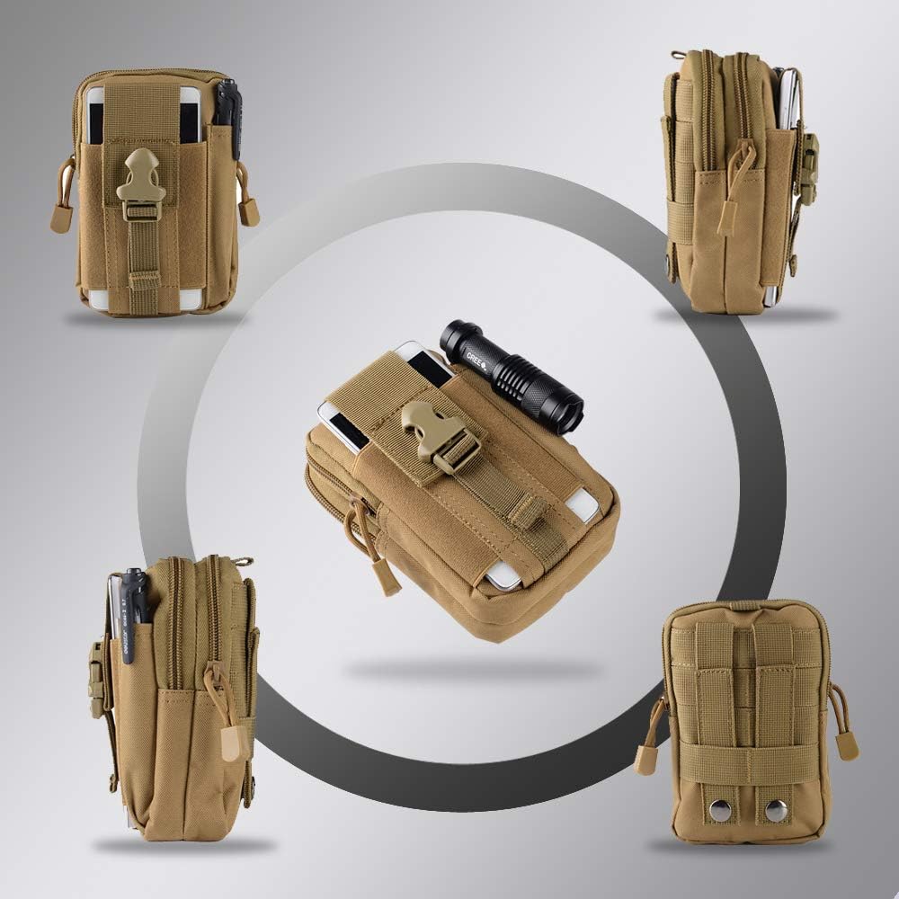 전술 몰리 벨트 파우치 군용 허리 가방 EDC 도구 주 - Phone Accessories 리뷰 및 가격