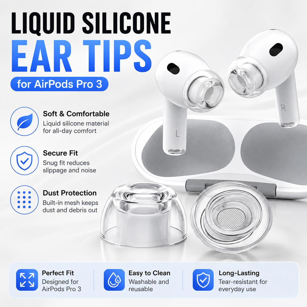 Apple AirPods Pro 3용 실리콘 이어팁 소 - Airpod Case Cover 리뷰 및 가격