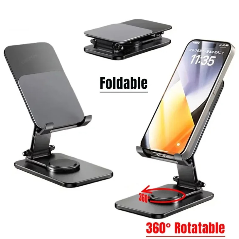 유니버설 메탈 360 °   회전식 휴대폰 태블릿 스탠 - Desk Phone Stand 리뷰 및 가격