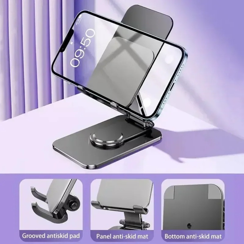 유니버설 메탈 360 °   회전식 휴대폰 태블릿 스탠 - Desk Phone Stand 리뷰 및 가격