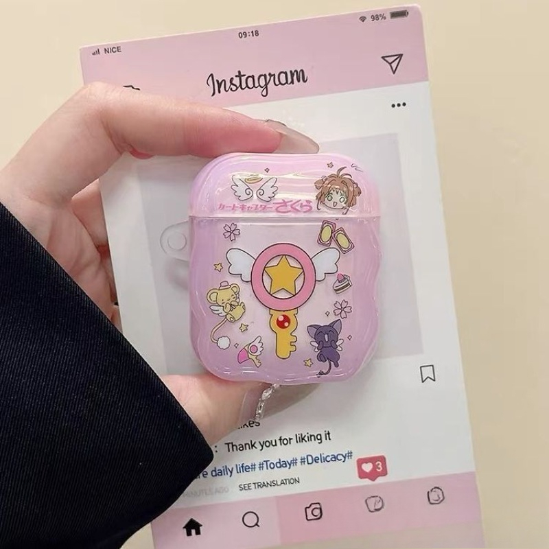 만화 카드캡터 사쿠라 마법 지팡이 에어팟 4세대 2세대 - Airpod Case Cover 리뷰 및 가격