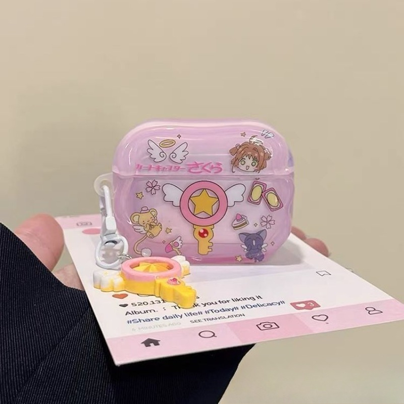 만화 카드캡터 사쿠라 마법 지팡이 에어팟 4세대 2세대 - Airpod Case Cover 리뷰 및 가격