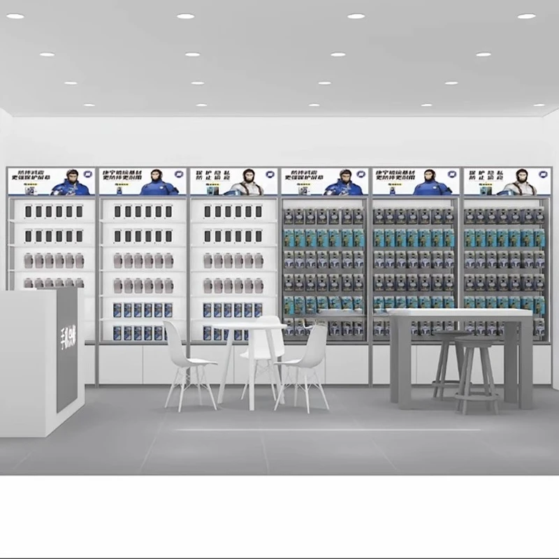 휴대폰 액세서리 진열대, 쉘 필름 제품, 조명이 있는  - Phone Accessories Cabinet 리뷰 및 가격