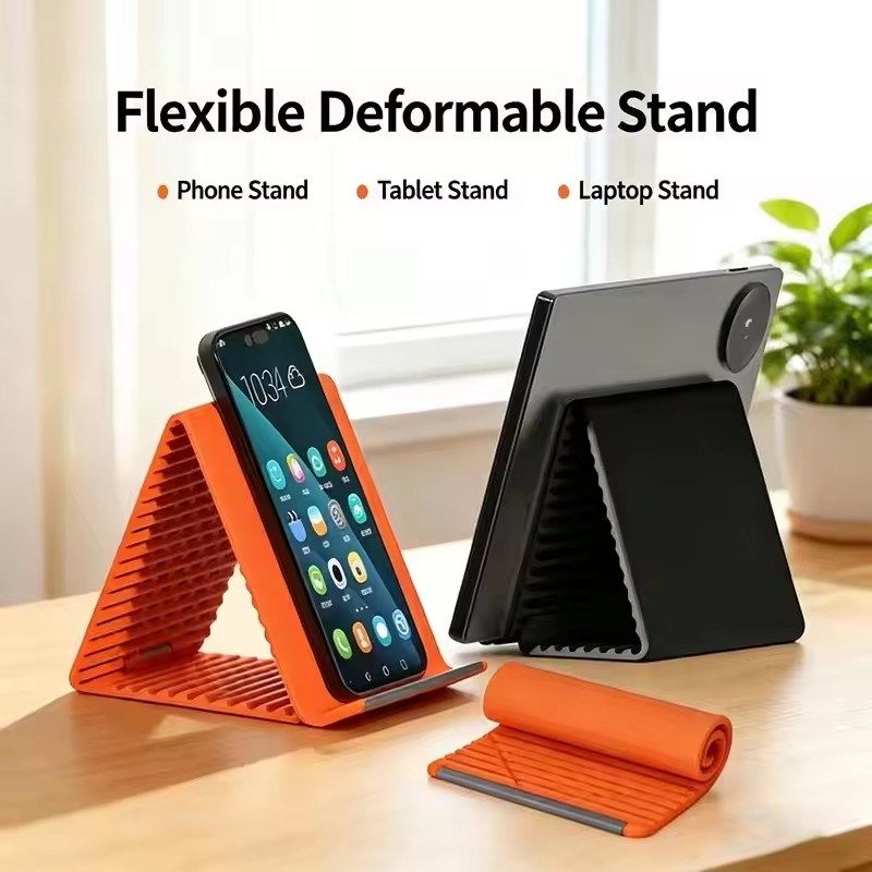 휴대용 실리콘 폰/태블릿/노트북 거치대, 창의적인 접이 - Desk Phone Stand 리뷰 및 가격