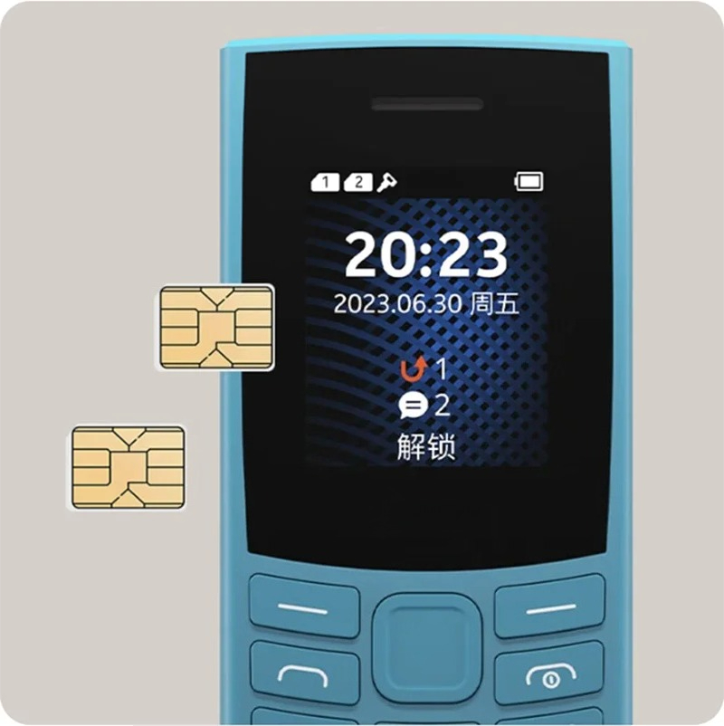 핀란드산 105 2023 블루투스 5.0 피처폰 4G  - Phone Accessories Display 리뷰 및 가격