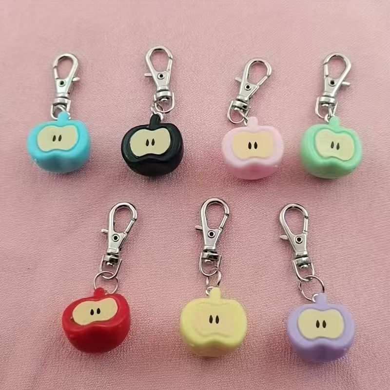 7개의 레진 모조 애플 키체인, 가방 및 휴대폰 액세서 - Phone Accessories 리뷰 및 가격