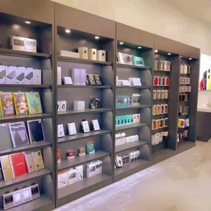 맞춤형, 나무 슬랫월 휴대폰 액세서리 캐비닛 (후크 포 - Phone Accessories Cabinet 리뷰 및 가격