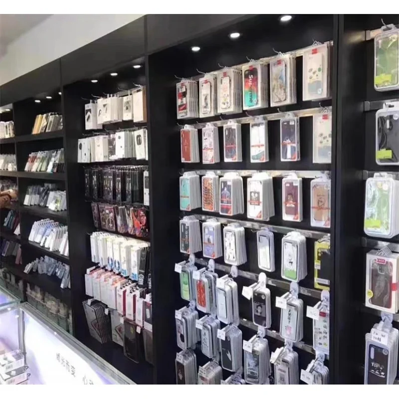 맞춤형, 나무 슬랫월 휴대폰 액세서리 캐비닛 (후크 포 - Phone Accessories Cabinet 리뷰 및 가격