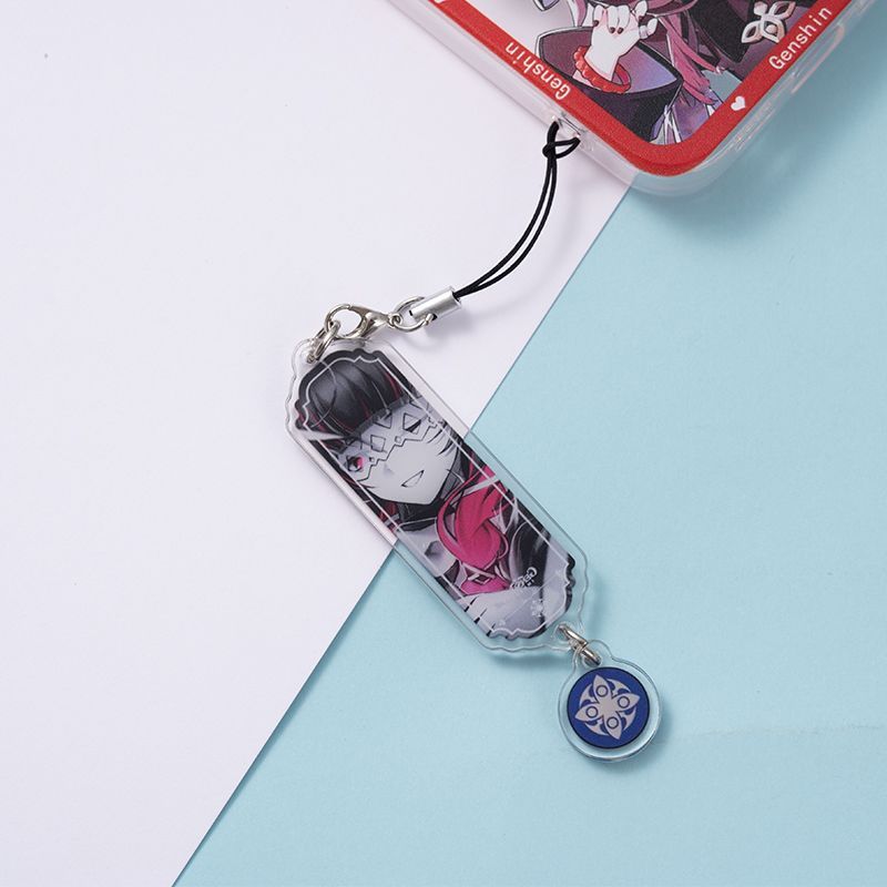 8pcs 애니메이션 키 체인 Genshin Impact - Phone Accessories Keychain 리뷰 및 가격