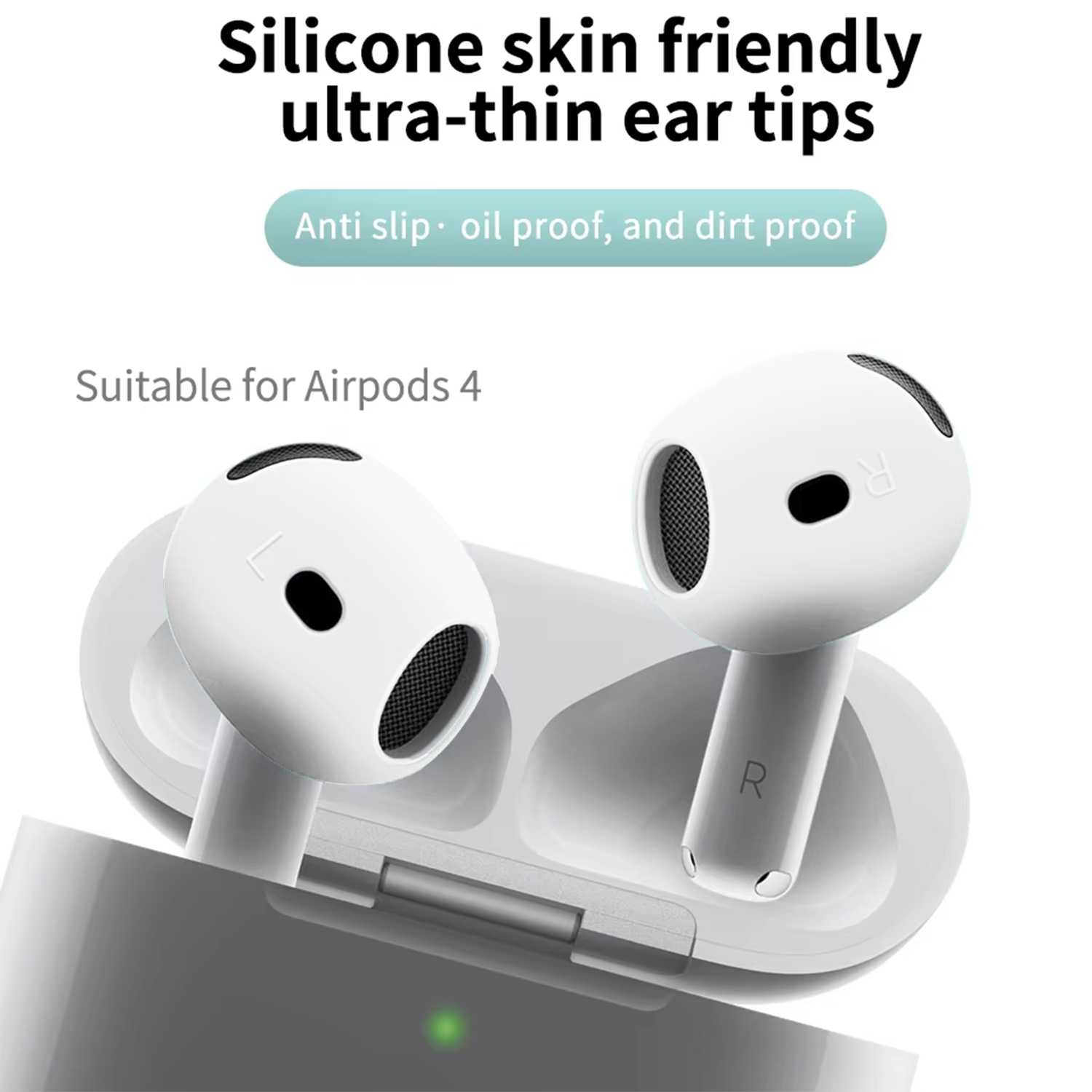애플 에어팟 4용 미끄럼 방지 보호용 이어팁 3쌍 에어 - Airpod Case Cover 리뷰 및 가격