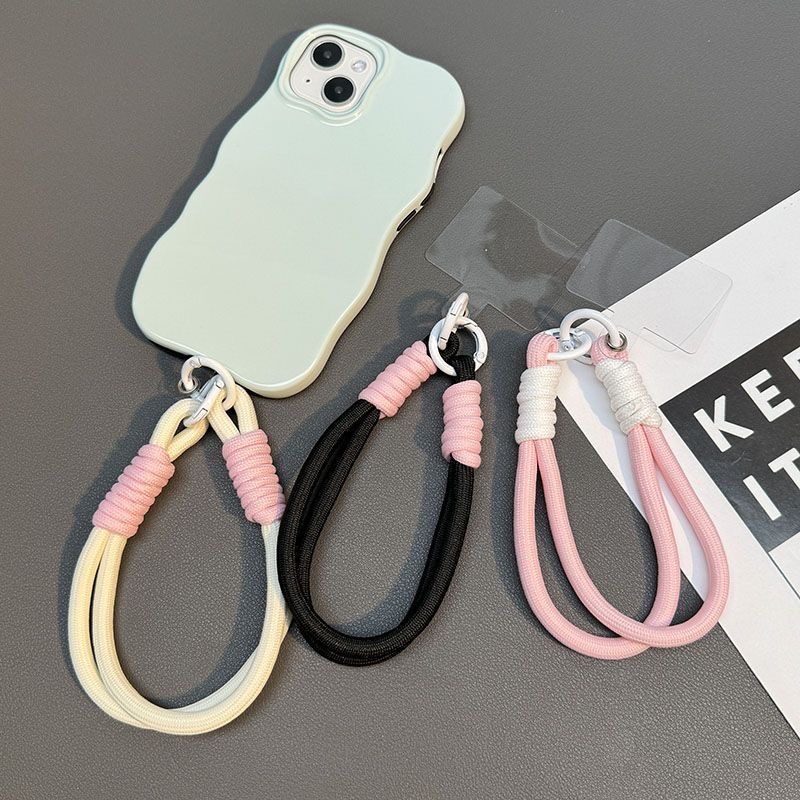 휴대폰 짧은 끈 범용 다채로운 손목 스트랩 로프 휴대폰 - Phone Accessories Keychain 리뷰 및 가격