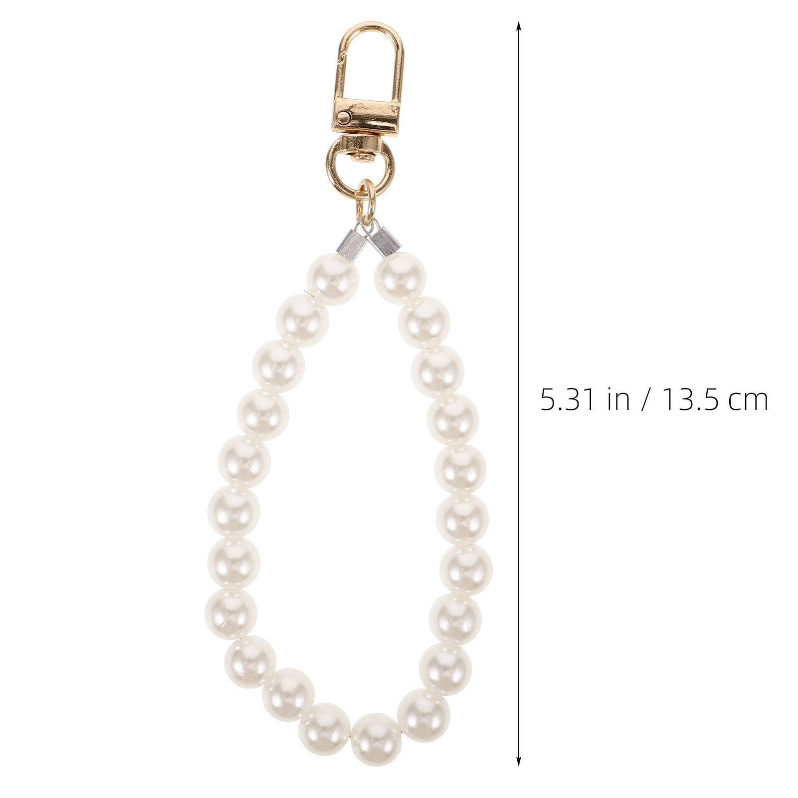 휴대폰 장식용 진주 비즈 귀여운 폰 체인 휴대폰 키체인 - Phone Accessories Keychain 리뷰 및 가격