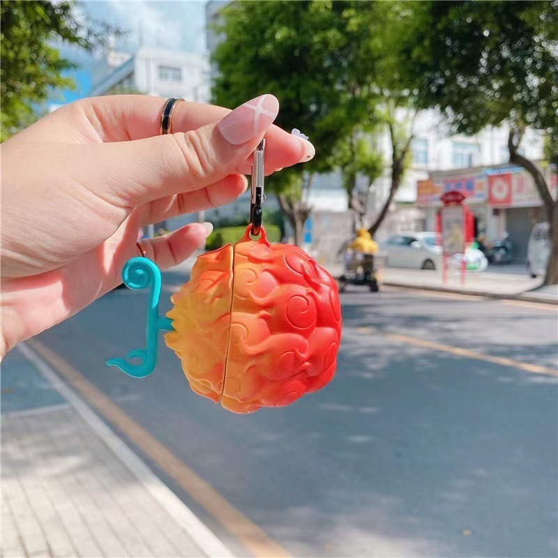 새로운 원피스 루피 악마의 열매 실리콘 케이스 커버 에 - Airpod Case Cover 리뷰 및 가격