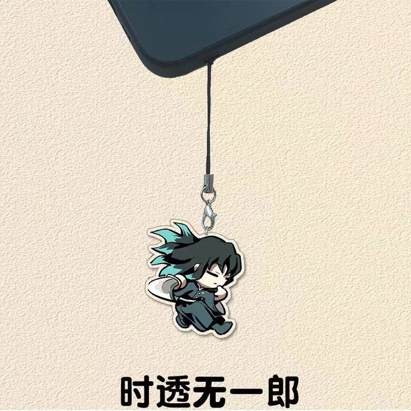 애니메이션 데몬 슬레이어 키체인 토키토루 무이치로 주변 - Phone Accessories Demon Slayer 리뷰 및 가격