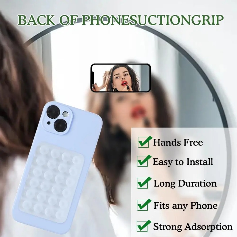 실리콘 흡착식 휴대폰 홀더 매트 다기능 흡착컵 벽 거치 - Phone Accessories 리뷰 및 가격