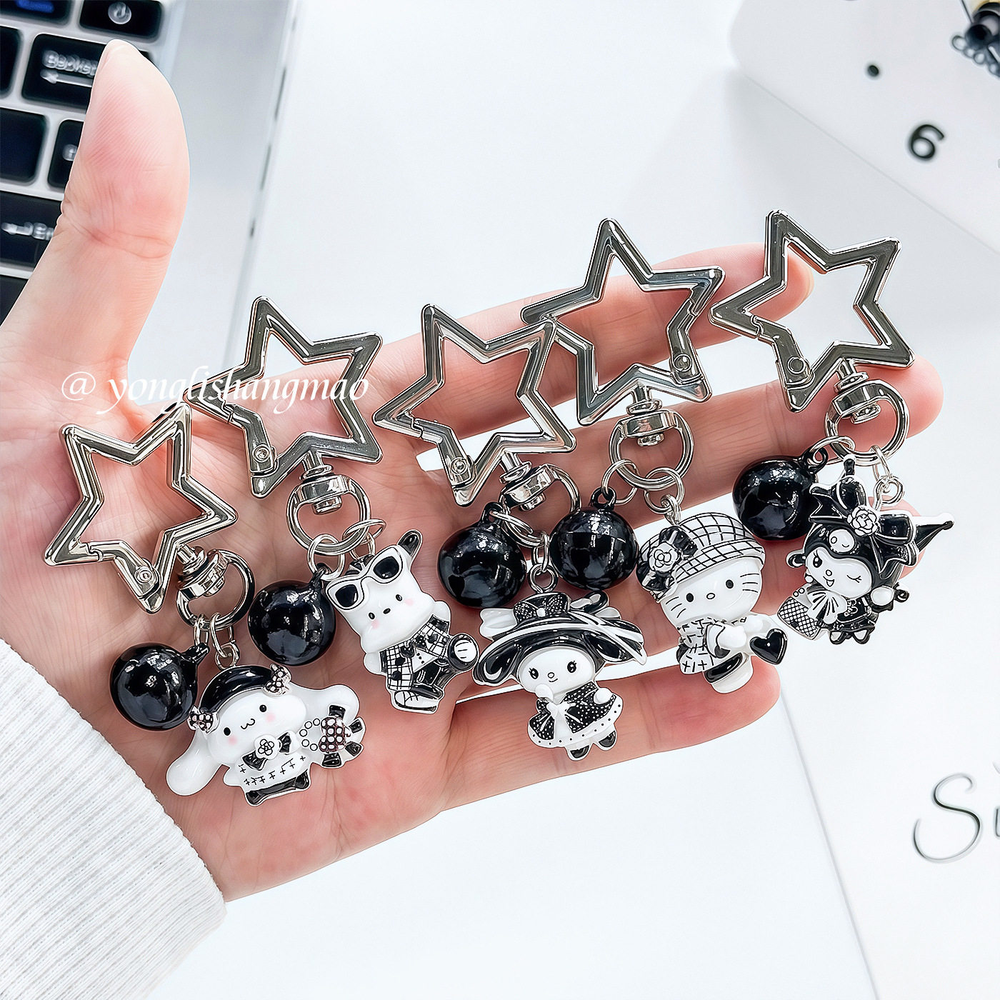 빈티지 Y2k 산리오 헬로 키티 쿠로미 스타 키체인 폰 - Phone Accessories Keychain 리뷰 및 가격