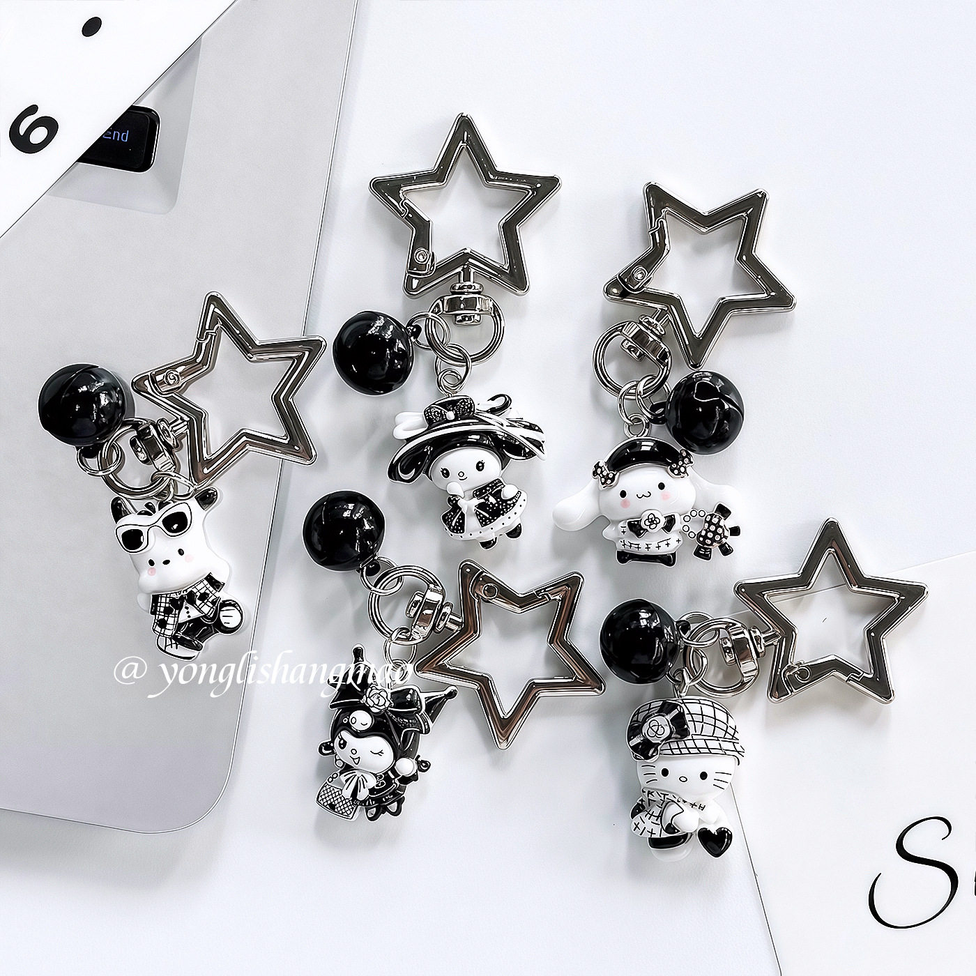 빈티지 Y2k 산리오 헬로 키티 쿠로미 스타 키체인 폰 - Phone Accessories Keychain 리뷰 및 가격