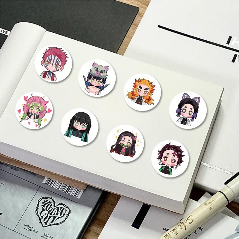 500개입 귀멸의 칼날 만화 버전 귀여운 지갑 장식용  - Phone Accessories Demon Slayer 리뷰 및 가격