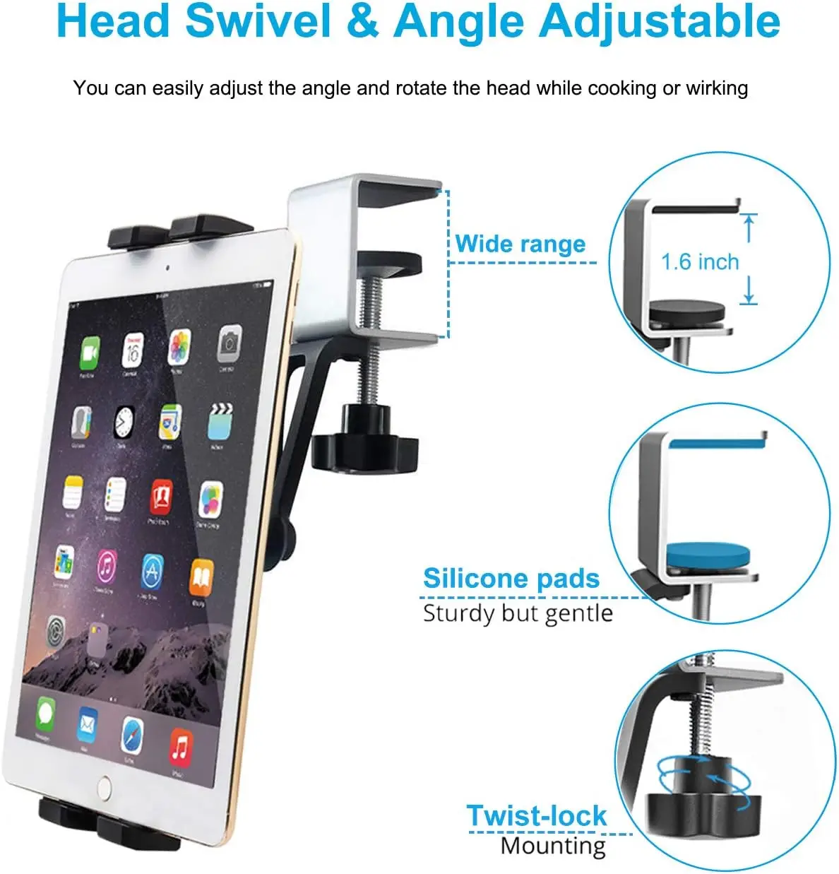 주방 캐비닛 태블릿 마운트 스탠드 4-13'' 태블릿  - Phone Accessories Cabinet 리뷰 및 가격