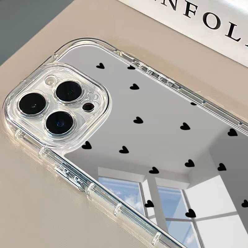 풀스크린 하트 패턴 폰 케이스 아이폰 17 16 15  - Phone Accessories Display 리뷰 및 가격