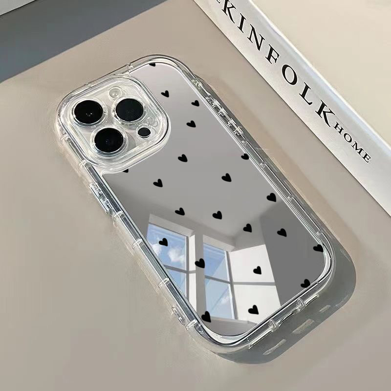 풀스크린 하트 패턴 폰 케이스 아이폰 17 16 15  - Phone Accessories Display 리뷰 및 가격
