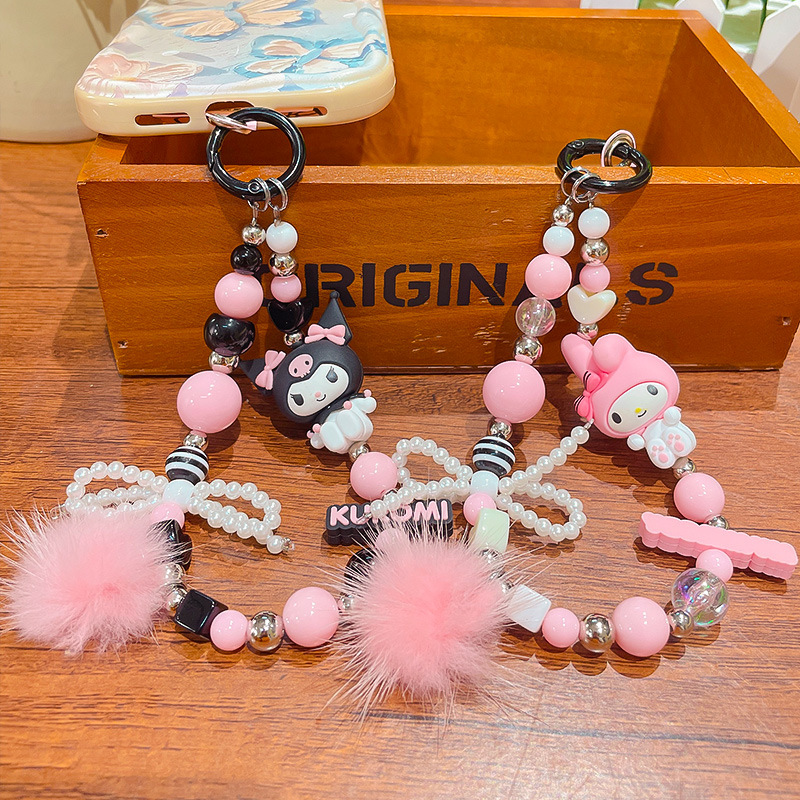 Kawaii Sanrio INS Girlish Phon - Phone Accessories Keychain 리뷰 및 가격