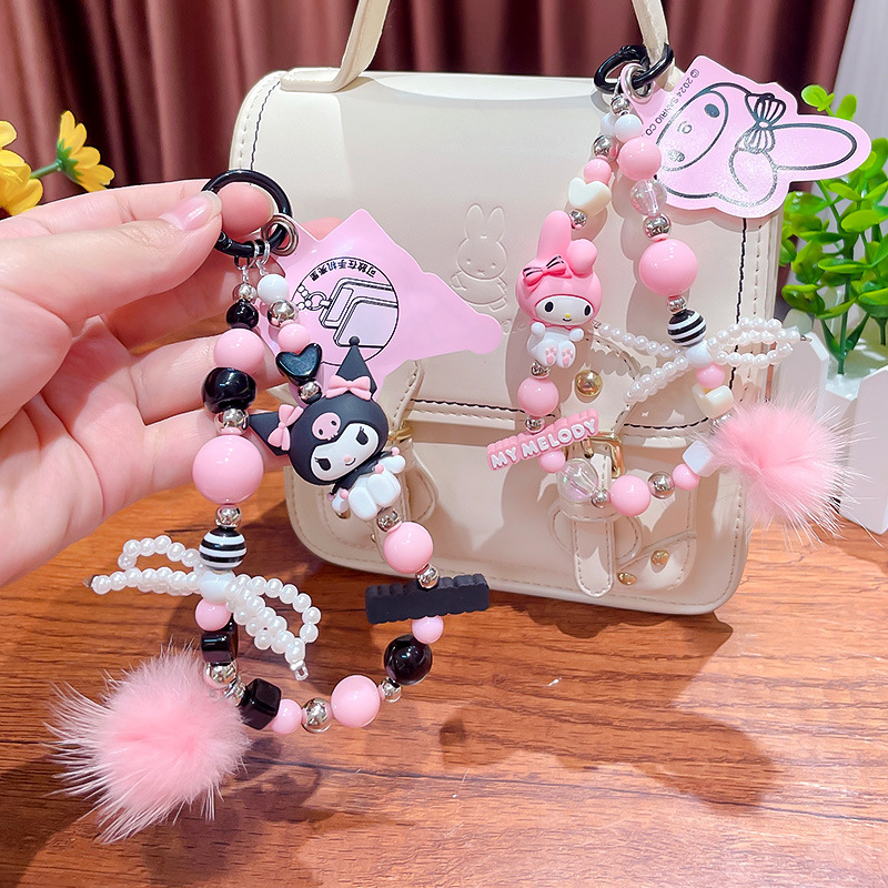 Kawaii Sanrio INS Girlish Phon - Phone Accessories Keychain 리뷰 및 가격
